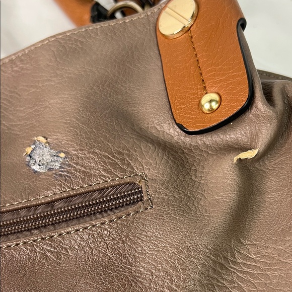 Kathy Van Zeeland Elegant Brown Shoulder Bag - Picture 7 of 9